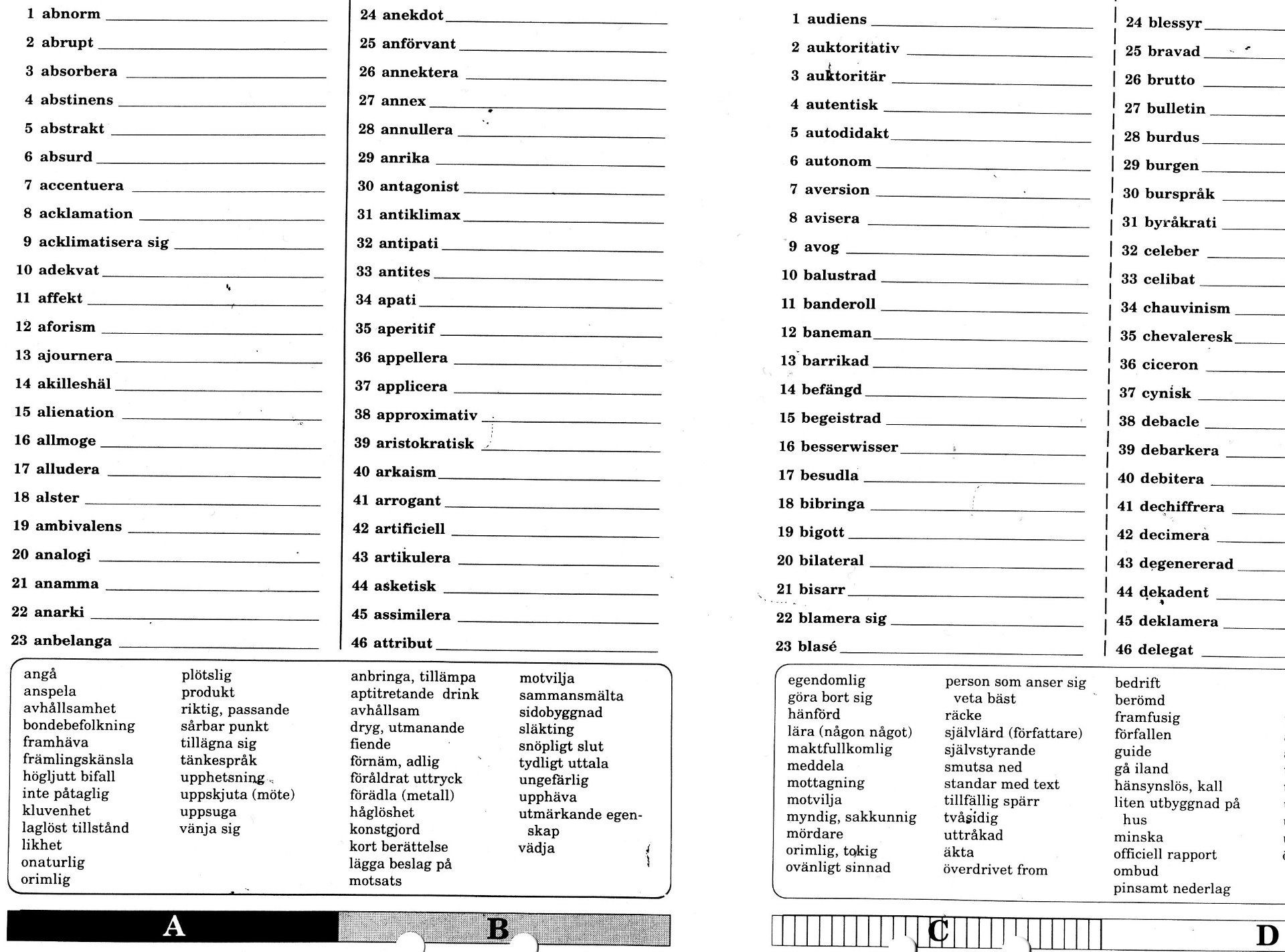 SVENSKA FÖR NYBÖRJARE